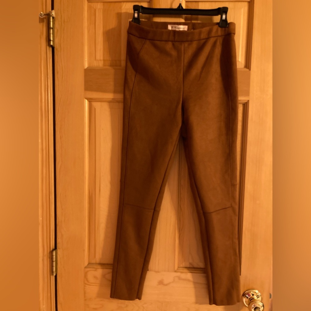 BCBGeneration stretch “look like suede” skinny leg pants